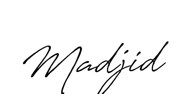 The best way (Antro_Vectra_Bolder) to make a short signature is to pick only two or three words in your name. The name Madjid include a total of six letters. For converting this name. Madjid signature style 7 images and pictures png