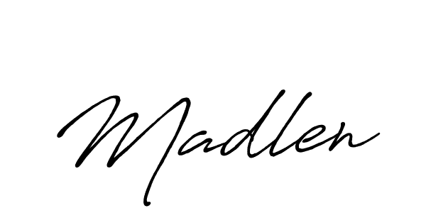 The best way (Antro_Vectra_Bolder) to make a short signature is to pick only two or three words in your name. The name Madlen include a total of six letters. For converting this name. Madlen signature style 7 images and pictures png