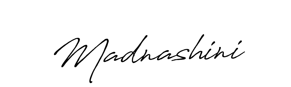 How to make Madnashini signature? Antro_Vectra_Bolder is a professional autograph style. Create handwritten signature for Madnashini name. Madnashini signature style 7 images and pictures png