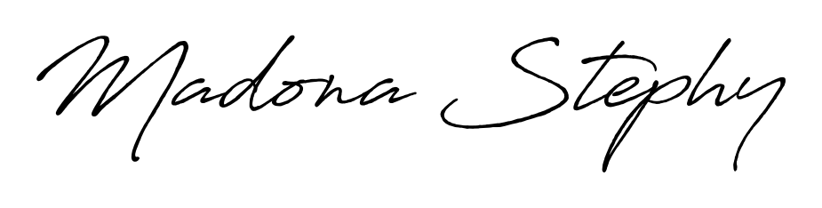 Create a beautiful signature design for name Madona Stephy. With this signature (Antro_Vectra_Bolder) fonts, you can make a handwritten signature for free. Madona Stephy signature style 7 images and pictures png