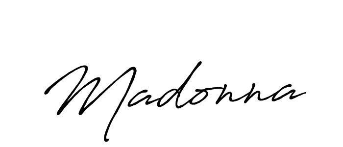 Make a beautiful signature design for name Madonna. With this signature (Antro_Vectra_Bolder) style, you can create a handwritten signature for free. Madonna signature style 7 images and pictures png