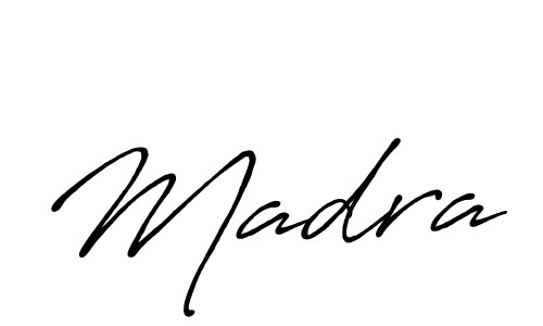 Madra stylish signature style. Best Handwritten Sign (Antro_Vectra_Bolder) for my name. Handwritten Signature Collection Ideas for my name Madra. Madra signature style 7 images and pictures png