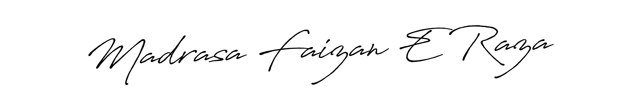 It looks lik you need a new signature style for name Madrasa Faizan E Raza. Design unique handwritten (Antro_Vectra_Bolder) signature with our free signature maker in just a few clicks. Madrasa Faizan E Raza signature style 7 images and pictures png