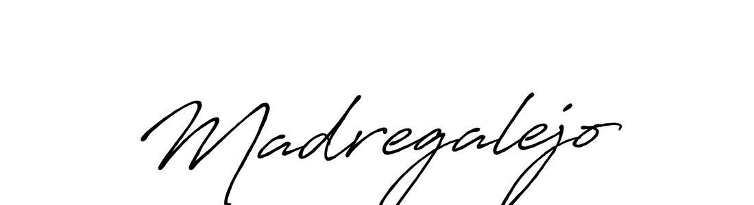 How to make Madregalejo signature? Antro_Vectra_Bolder is a professional autograph style. Create handwritten signature for Madregalejo name. Madregalejo signature style 7 images and pictures png