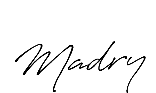 Madry stylish signature style. Best Handwritten Sign (Antro_Vectra_Bolder) for my name. Handwritten Signature Collection Ideas for my name Madry. Madry signature style 7 images and pictures png