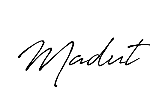 Also You can easily find your signature by using the search form. We will create Madut name handwritten signature images for you free of cost using Antro_Vectra_Bolder sign style. Madut signature style 7 images and pictures png