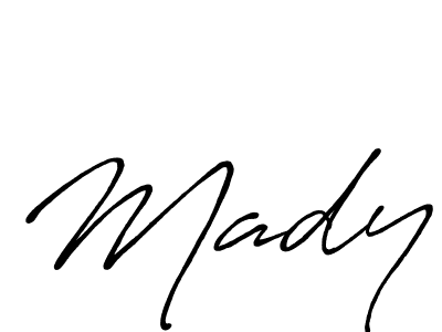 if you are searching for the best signature style for your name Mady. so please give up your signature search. here we have designed multiple signature styles  using Antro_Vectra_Bolder. Mady signature style 7 images and pictures png