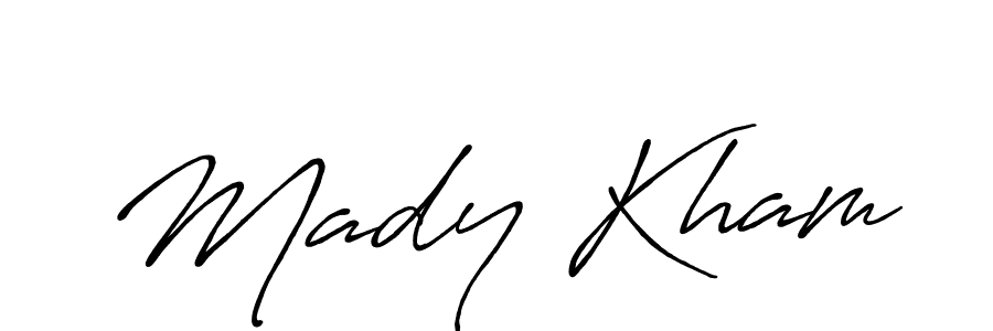 Once you've used our free online signature maker to create your best signature Antro_Vectra_Bolder style, it's time to enjoy all of the benefits that Mady Kham name signing documents. Mady Kham signature style 7 images and pictures png