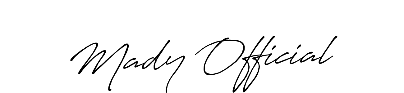 Also You can easily find your signature by using the search form. We will create Mady Official name handwritten signature images for you free of cost using Antro_Vectra_Bolder sign style. Mady Official signature style 7 images and pictures png