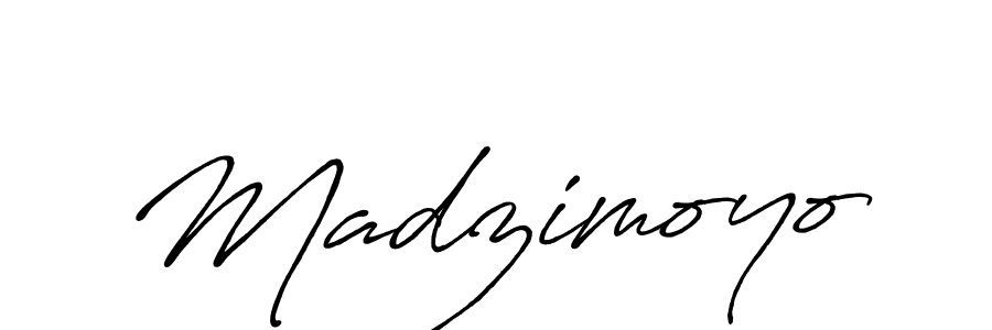 Create a beautiful signature design for name Madzimoyo. With this signature (Antro_Vectra_Bolder) fonts, you can make a handwritten signature for free. Madzimoyo signature style 7 images and pictures png