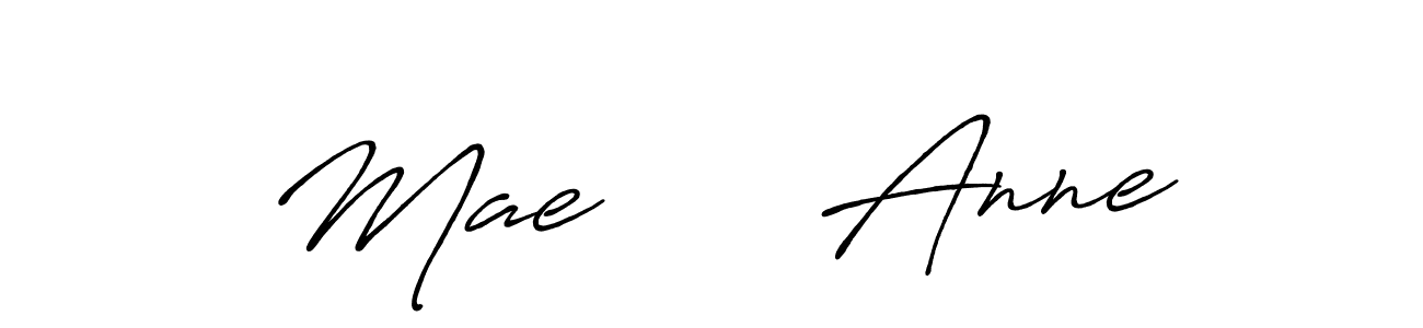 How to make Mae      Anne name signature. Use Antro_Vectra_Bolder style for creating short signs online. This is the latest handwritten sign. Mae      Anne signature style 7 images and pictures png