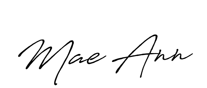 Design your own signature with our free online signature maker. With this signature software, you can create a handwritten (Antro_Vectra_Bolder) signature for name Mae Ann. Mae Ann signature style 7 images and pictures png