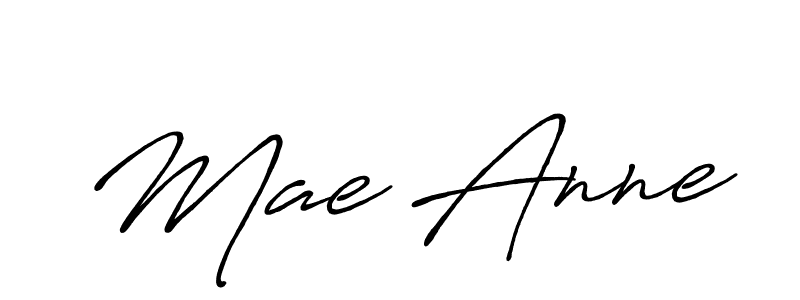 Make a beautiful signature design for name Mae Anne. With this signature (Antro_Vectra_Bolder) style, you can create a handwritten signature for free. Mae Anne signature style 7 images and pictures png