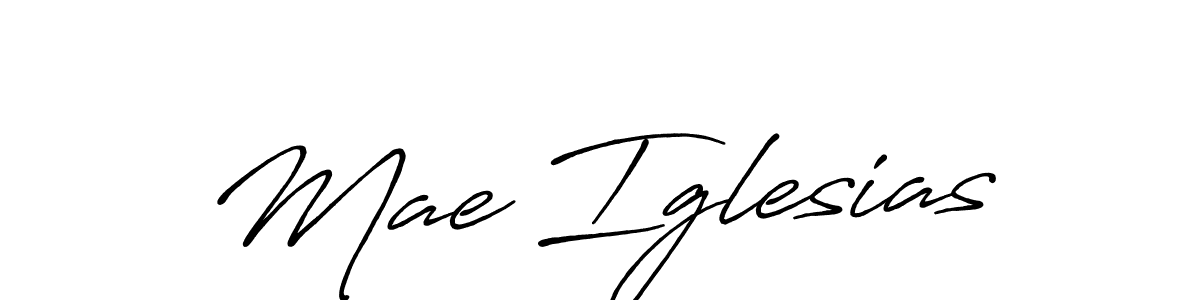 Make a beautiful signature design for name Mae Iglesias. Use this online signature maker to create a handwritten signature for free. Mae Iglesias signature style 7 images and pictures png
