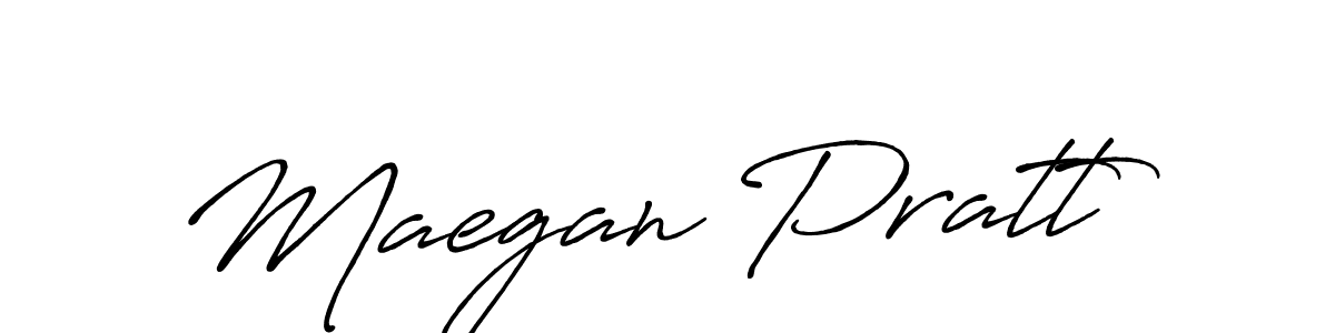 Create a beautiful signature design for name Maegan Pratt. With this signature (Antro_Vectra_Bolder) fonts, you can make a handwritten signature for free. Maegan Pratt signature style 7 images and pictures png