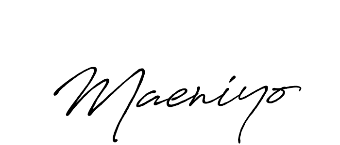 Once you've used our free online signature maker to create your best signature Antro_Vectra_Bolder style, it's time to enjoy all of the benefits that Maeniyo name signing documents. Maeniyo signature style 7 images and pictures png