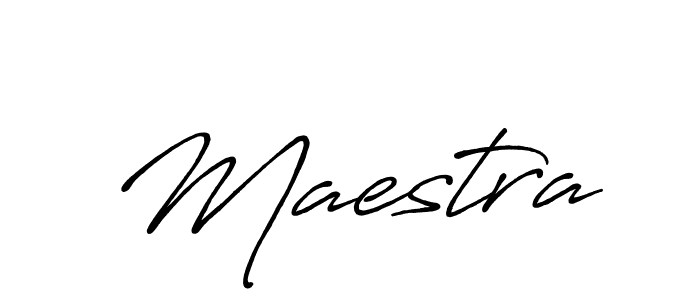 Antro_Vectra_Bolder is a professional signature style that is perfect for those who want to add a touch of class to their signature. It is also a great choice for those who want to make their signature more unique. Get Maestra name to fancy signature for free. Maestra signature style 7 images and pictures png