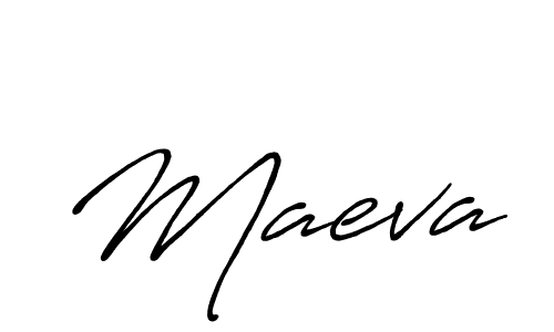 Create a beautiful signature design for name Maeva. With this signature (Antro_Vectra_Bolder) fonts, you can make a handwritten signature for free. Maeva signature style 7 images and pictures png