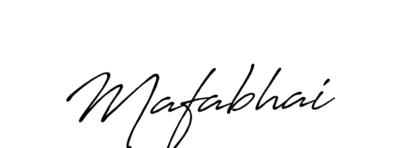 How to make Mafabhai name signature. Use Antro_Vectra_Bolder style for creating short signs online. This is the latest handwritten sign. Mafabhai signature style 7 images and pictures png