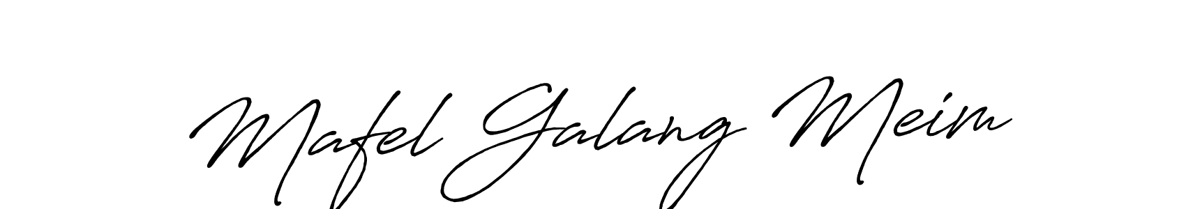 Best and Professional Signature Style for Mafel Galang Meim. Antro_Vectra_Bolder Best Signature Style Collection. Mafel Galang Meim signature style 7 images and pictures png