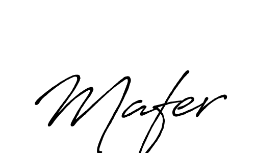 Mafer stylish signature style. Best Handwritten Sign (Antro_Vectra_Bolder) for my name. Handwritten Signature Collection Ideas for my name Mafer. Mafer signature style 7 images and pictures png