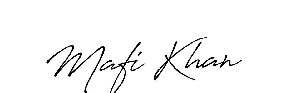 Use a signature maker to create a handwritten signature online. With this signature software, you can design (Antro_Vectra_Bolder) your own signature for name Mafi Khan. Mafi Khan signature style 7 images and pictures png