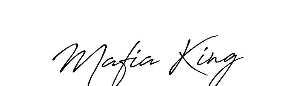 Antro_Vectra_Bolder is a professional signature style that is perfect for those who want to add a touch of class to their signature. It is also a great choice for those who want to make their signature more unique. Get Mafia King name to fancy signature for free. Mafia King signature style 7 images and pictures png
