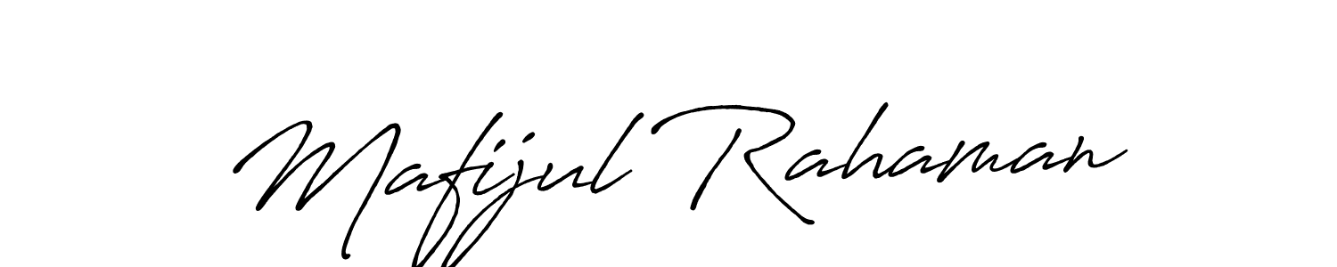 Design your own signature with our free online signature maker. With this signature software, you can create a handwritten (Antro_Vectra_Bolder) signature for name Mafijul Rahaman. Mafijul Rahaman signature style 7 images and pictures png