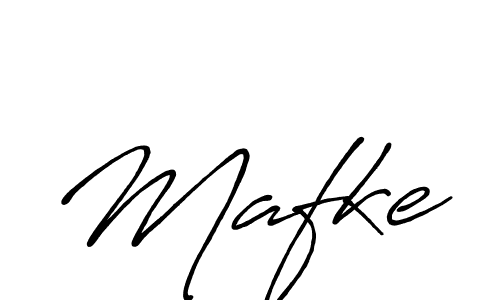 Similarly Antro_Vectra_Bolder is the best handwritten signature design. Signature creator online .You can use it as an online autograph creator for name Mafke. Mafke signature style 7 images and pictures png