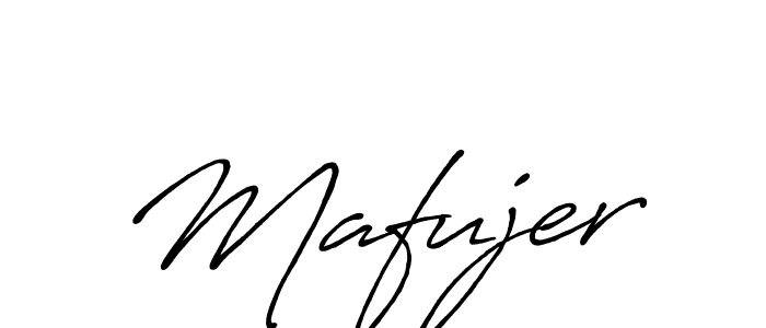 Use a signature maker to create a handwritten signature online. With this signature software, you can design (Antro_Vectra_Bolder) your own signature for name Mafujer. Mafujer signature style 7 images and pictures png