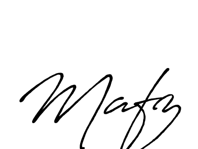 Use a signature maker to create a handwritten signature online. With this signature software, you can design (Antro_Vectra_Bolder) your own signature for name Mafz. Mafz signature style 7 images and pictures png