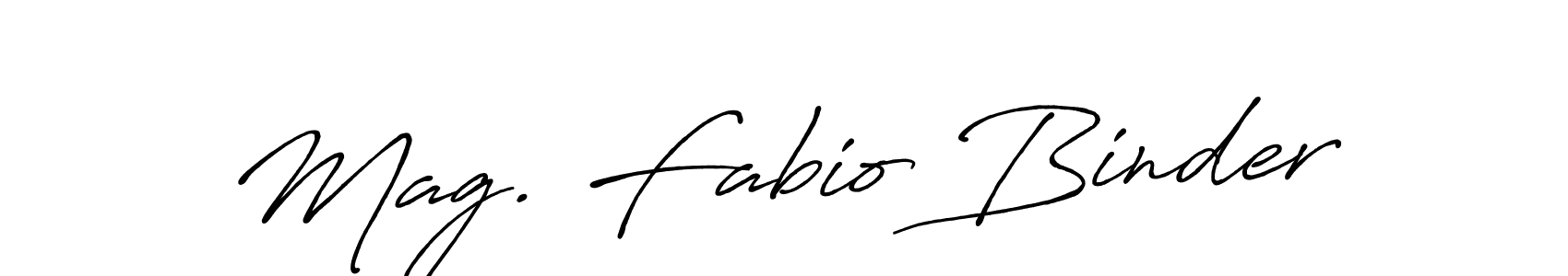 Make a short Mag. Fabio Binder signature style. Manage your documents anywhere anytime using Antro_Vectra_Bolder. Create and add eSignatures, submit forms, share and send files easily. Mag. Fabio Binder signature style 7 images and pictures png