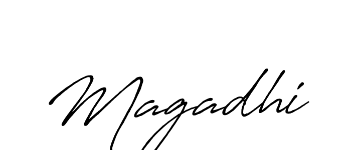 How to Draw Magadhi signature style? Antro_Vectra_Bolder is a latest design signature styles for name Magadhi. Magadhi signature style 7 images and pictures png