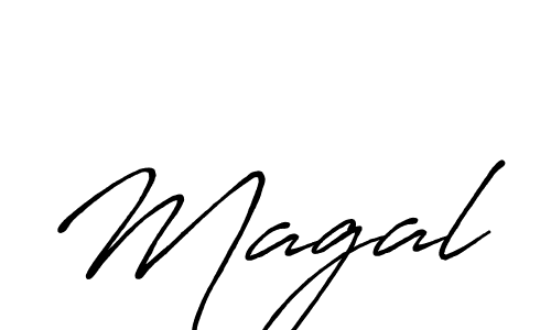 How to make Magal name signature. Use Antro_Vectra_Bolder style for creating short signs online. This is the latest handwritten sign. Magal signature style 7 images and pictures png