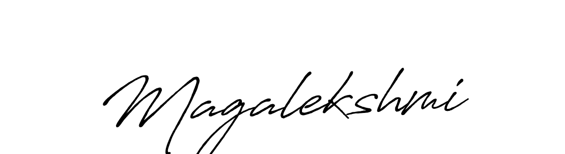 How to make Magalekshmi signature? Antro_Vectra_Bolder is a professional autograph style. Create handwritten signature for Magalekshmi name. Magalekshmi signature style 7 images and pictures png