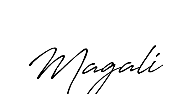 Make a beautiful signature design for name Magali. Use this online signature maker to create a handwritten signature for free. Magali signature style 7 images and pictures png