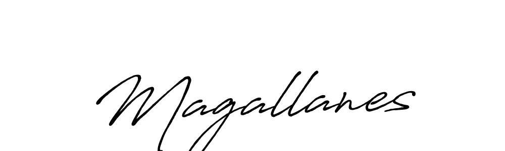 Magallanes stylish signature style. Best Handwritten Sign (Antro_Vectra_Bolder) for my name. Handwritten Signature Collection Ideas for my name Magallanes. Magallanes signature style 7 images and pictures png