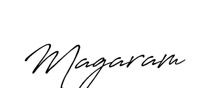 How to make Magaram name signature. Use Antro_Vectra_Bolder style for creating short signs online. This is the latest handwritten sign. Magaram signature style 7 images and pictures png