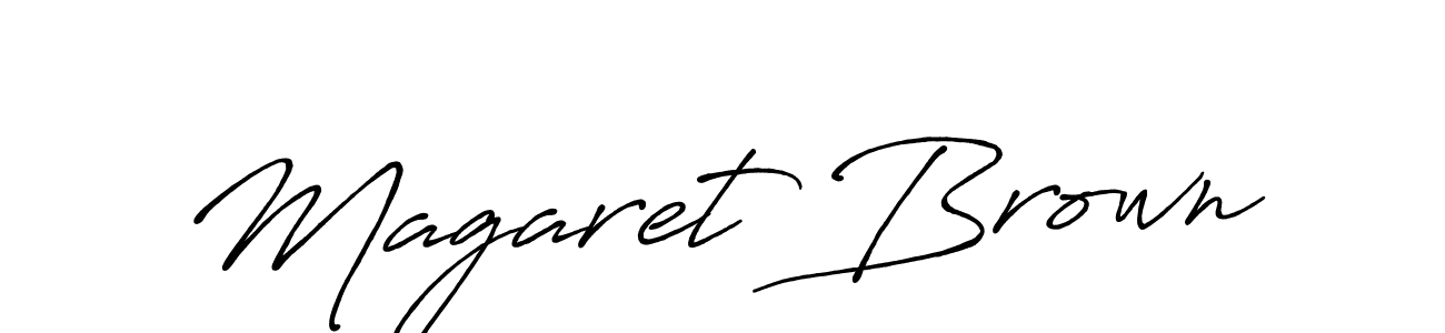 How to make Magaret Brown signature? Antro_Vectra_Bolder is a professional autograph style. Create handwritten signature for Magaret Brown name. Magaret Brown signature style 7 images and pictures png