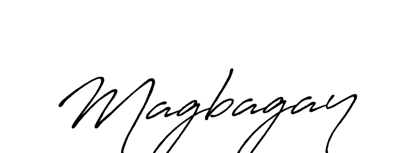 Magbagay stylish signature style. Best Handwritten Sign (Antro_Vectra_Bolder) for my name. Handwritten Signature Collection Ideas for my name Magbagay. Magbagay signature style 7 images and pictures png