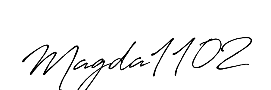 This is the best signature style for the Magda1102 name. Also you like these signature font (Antro_Vectra_Bolder). Mix name signature. Magda1102 signature style 7 images and pictures png