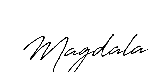 Also we have Magdala name is the best signature style. Create professional handwritten signature collection using Antro_Vectra_Bolder autograph style. Magdala signature style 7 images and pictures png