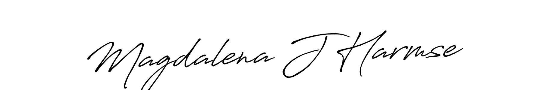 Magdalena J Harmse stylish signature style. Best Handwritten Sign (Antro_Vectra_Bolder) for my name. Handwritten Signature Collection Ideas for my name Magdalena J Harmse. Magdalena J Harmse signature style 7 images and pictures png