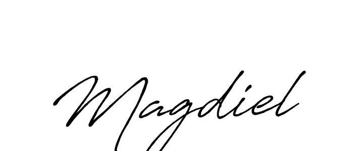 How to make Magdiel signature? Antro_Vectra_Bolder is a professional autograph style. Create handwritten signature for Magdiel name. Magdiel signature style 7 images and pictures png