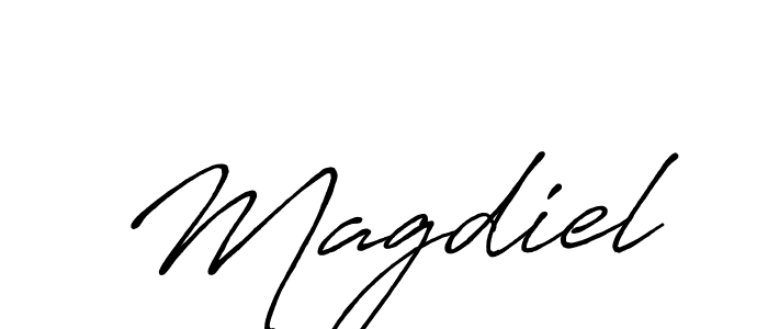 How to make Magdiel signature? Antro_Vectra_Bolder is a professional autograph style. Create handwritten signature for Magdiel name. Magdiel signature style 7 images and pictures png