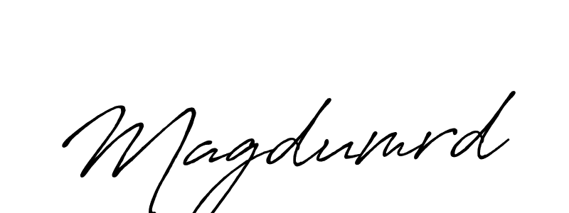 You should practise on your own different ways (Antro_Vectra_Bolder) to write your name (Magdumrd) in signature. don't let someone else do it for you. Magdumrd signature style 7 images and pictures png