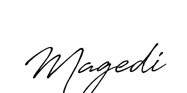 Make a beautiful signature design for name Magedi. Use this online signature maker to create a handwritten signature for free. Magedi signature style 7 images and pictures png