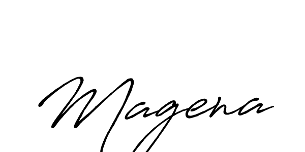 The best way (Antro_Vectra_Bolder) to make a short signature is to pick only two or three words in your name. The name Magena include a total of six letters. For converting this name. Magena signature style 7 images and pictures png