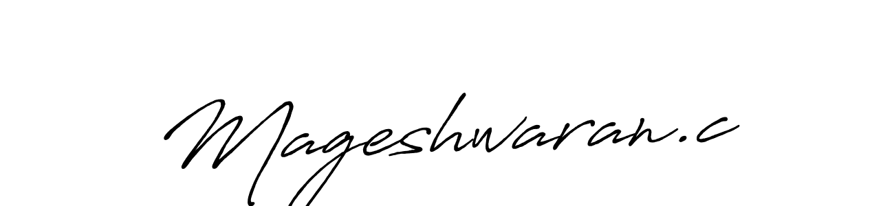 How to make Mageshwaran.c signature? Antro_Vectra_Bolder is a professional autograph style. Create handwritten signature for Mageshwaran.c name. Mageshwaran.c signature style 7 images and pictures png