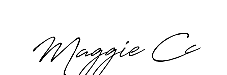 Also we have Maggie Cc name is the best signature style. Create professional handwritten signature collection using Antro_Vectra_Bolder autograph style. Maggie Cc signature style 7 images and pictures png
